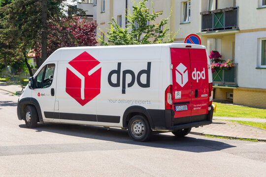 Ustka, Poland - 25.06.2024 - DPD in Ustka courier company car