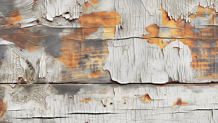 paint peeling off old lumber