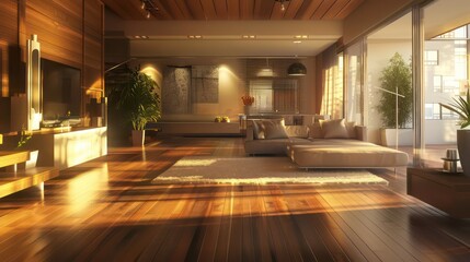 Stylish apartment interior design backdrop, emphasizing cozy comfort and inspiring home decor ideas