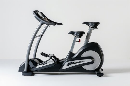 A sleek elliptical bike is photographed from a low angle, showcasing its sleek design and functionality against a clean white background
