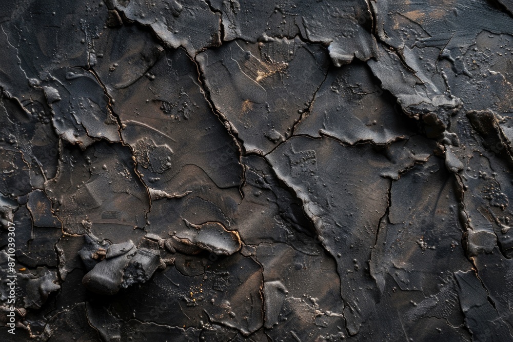 Poster A detailed image of a rocky surface with texture and patterns