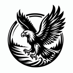 Fototapeta premium Eagle Logo Vector