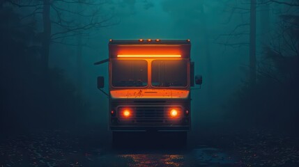 AIdriven food trucks roam haunted streets