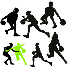 jugadores de basquetball