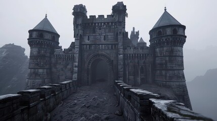 Supernatural castles harness the power of enchanted runes to maintain control over zombie populations