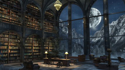 Celestial Sanctuary: The Library in the House of Wind
