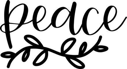 Peace Typography Design