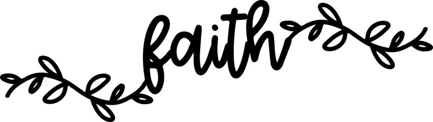 Faith Typography Design