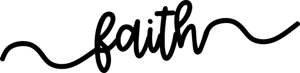 Faith Typography Design