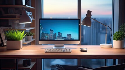 computer technology workspace