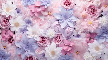 flowers pastel pattern