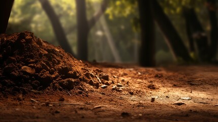 Fototapeta premium earth brown dirt