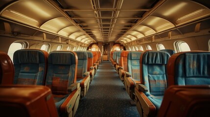 Fototapeta premium patterned blurred plane interior