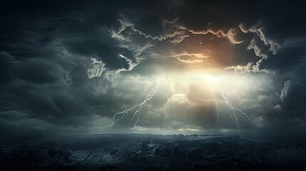 Fototapeta premium contrast light and darkness