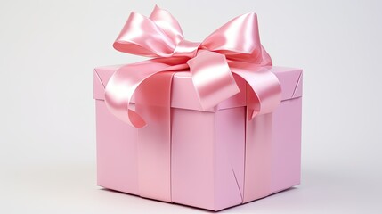 Obraz premium paper cartoon pink bow