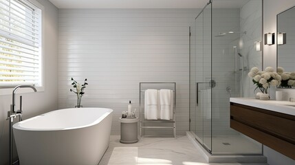 stylish house interior white