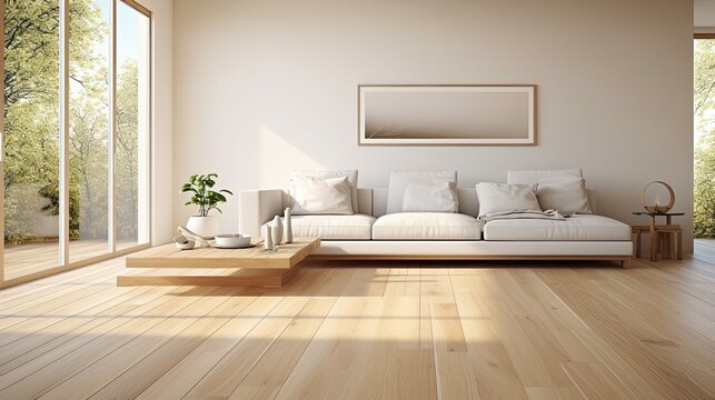 living light wood floor