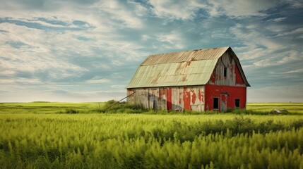 Obraz premium s rural crop farm