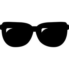 Fototapeta premium Black Sunglasses Icon