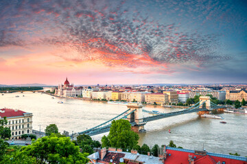 Fototapeta premium Parlament, Altstadt, Budapest, Ungarn 