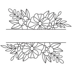 vector floral ornament