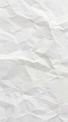 Fototapeta premium White crumpled paper texture for background use
