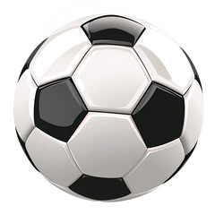 Fototapeta premium Cartoon Style Soccer Ball Painting Drawing Logo Illustration White Background