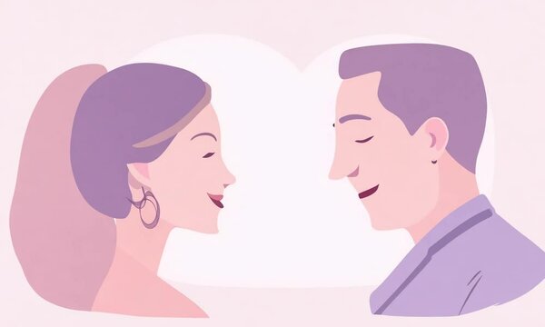 couple kissing