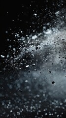 Obraz premium Silver Stardust: A Burst of Glittering Particles