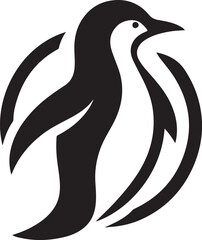 black and white bird