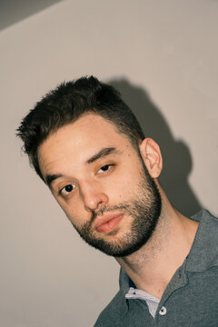 Portrait of a doubtful face