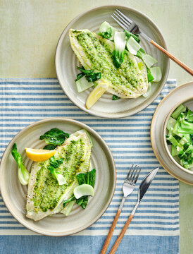Lemon Sole with bok choi