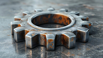 In a symphony of precision, interlocking gears and cogwheels mesh together seamlessly, symbolizing the intricate machinery of industry and the collaborative power of teamwork