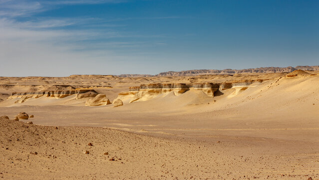 Egypt, Fayoum area, Wadi el Rayan, Whale Valley, Wadi el Hitan