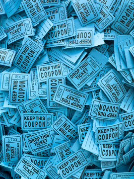 Raffle coupon ticket 