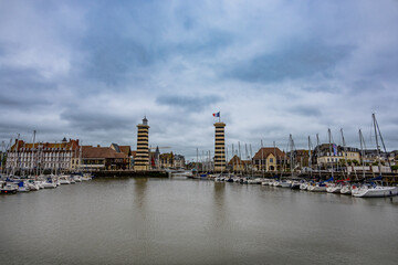 Deauville et son port en Normandie