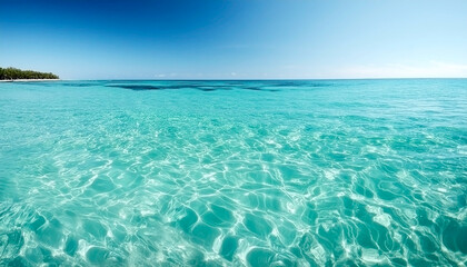 Obraz premium エメラルドグリーンの南国の海の風景