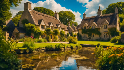 Bibury village UK heritage