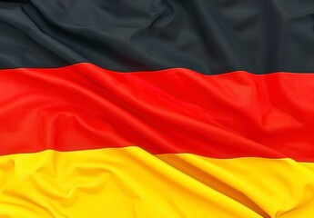 Obraz premium A German flag with a red stripe and yellow stripe