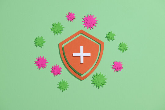immune system medical protection shield concept design