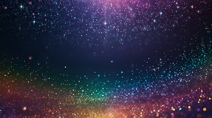 A vibrant and colorful depiction of a cosmic scene, filled with stars and nebulae, offering a stunning representation of outer space. 