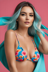 Fototapeta premium woman in bikini