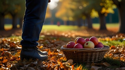 bodegon natural realista de frutas manzanas y uvas.