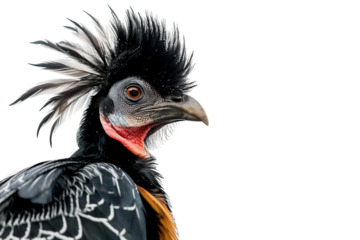 Close-Up of a Unique Bird