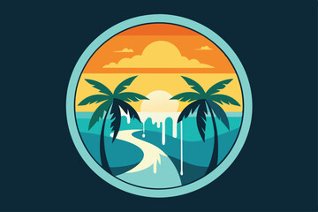 Badge Emblem in Vector: Stylish Graphic Design 🛡️