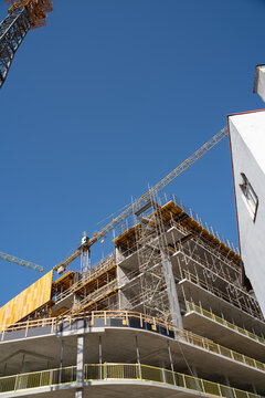 Construction Site At Sunny Day