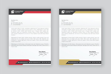 business corporate letterhead design template	