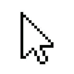 Fototapeta premium Cursor pixel. Computer pixel cursor.
