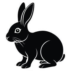 A cute rabbit vector illustration eps file