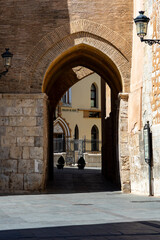 spain teruel city and buildings